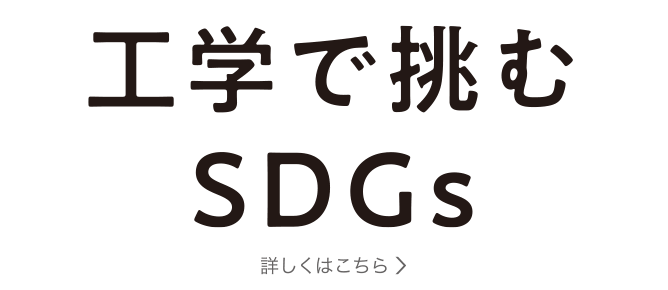 工学で挑むSDGs