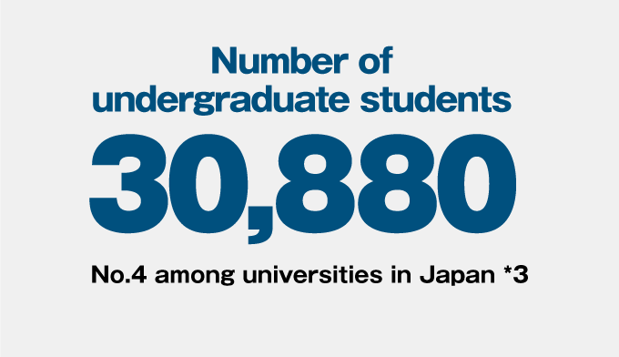 Number of undergraduate students