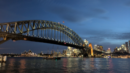 オペラハウスとハーバーブリッジ