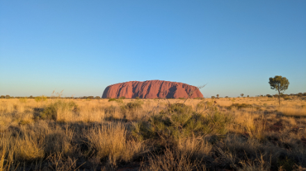 休暇中に訪れたウルル