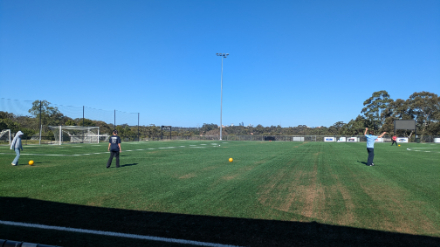 放課後のサッカー